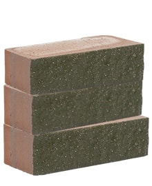 Декоративный полнотелый колотый кирпич «Уральский Изумруд» 0,5НФ