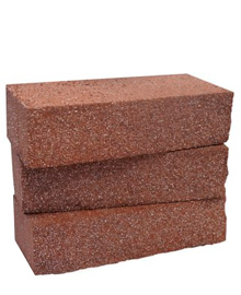 Кирпич Керамический полнотелый декоративный колотый «Корица» 1НФ