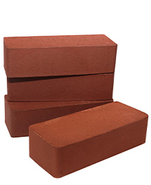 Кирпич клинкерный полнотелый  бордовый 0,56НФ